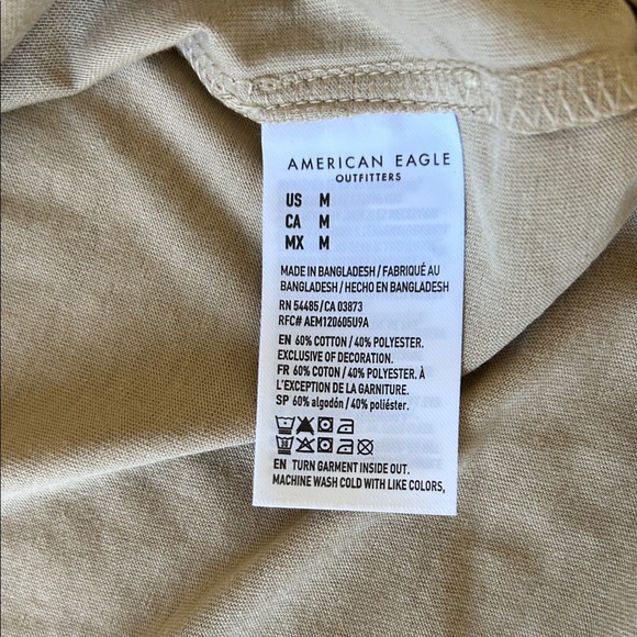American Eagle Outfitters Beige Short Sleeve Tee - Picture 5 of 7